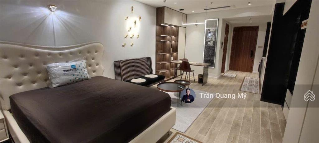 Studio cho thuê nội thất đầy đủ tại crest, chỉ xách vali vào ở, giá 35tr/tháng