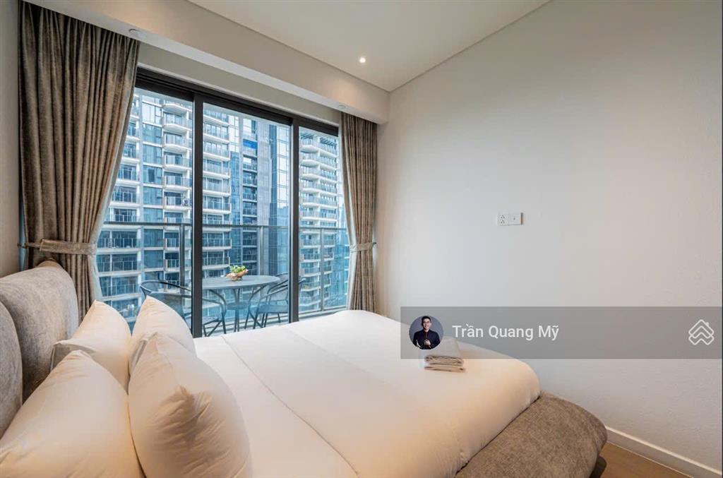 Cho thuê căn hộ góc, nội thất đầy đủ view sông và quận 1 giá 58tr/tháng