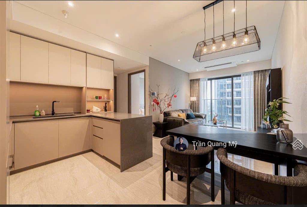 Cho thuê căn hộ góc, nội thất đầy đủ view sông và quận 1 giá 58tr/tháng
