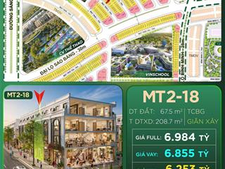 Liền kề duy nhất phân khu "mặt trời", giá đang tốt nhất vinhomes dương kinh