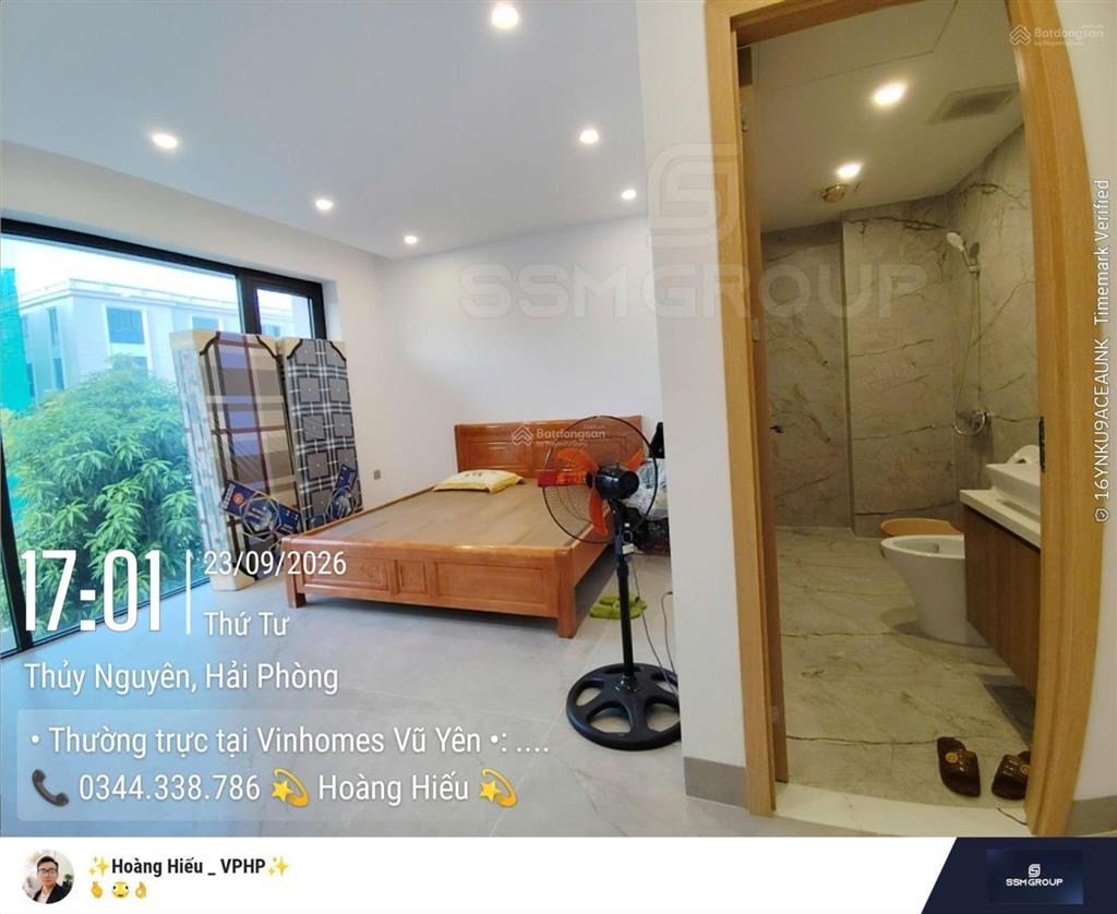 Cho thuê nhà 3 tầng gần vincom tại vinhomes vũ yên. giá thuê 12 triệu / tháng