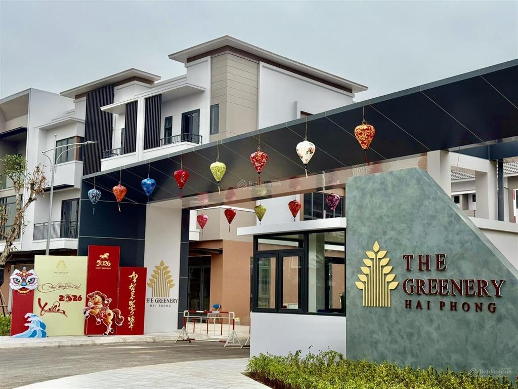 Căn góc 136m hướng nam siêu đẹp tại the greenery hp. ngay trung tâm vsip đón đầu cầu nguyễn trãi