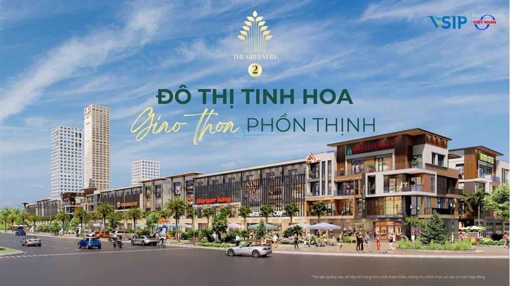 Ra mắt dự án the greenery 2. đại lộ cầu nguyễn trãi giá siêu hấp dẫn chỉ từ 5tỷ. thanh toán tiến độ