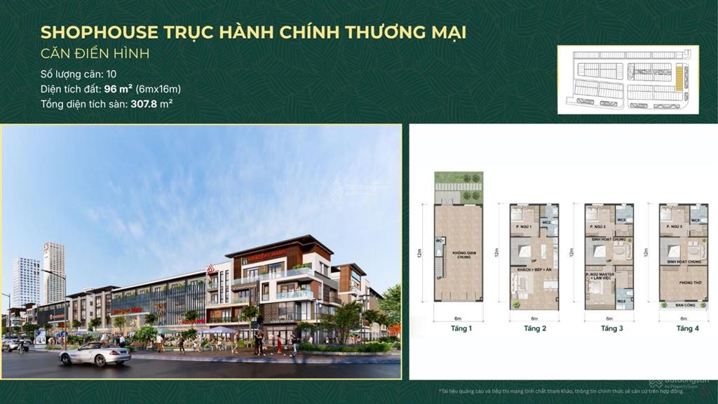 Shopouse 2 mặt tiền trên trục lê hồng phong kéo dài. 96m2 giá chỉ hơn 9 tỷ thanh toán tiến độ
