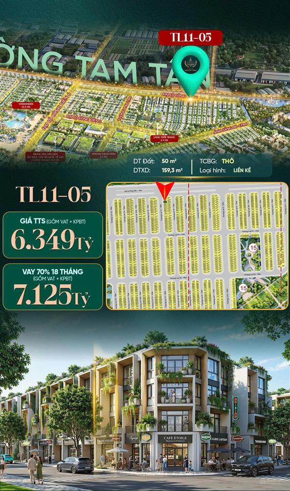 Nhà phố mặt tiền đường 19m, thiết kế 4 tầng, giá 6,3 tỷ all in