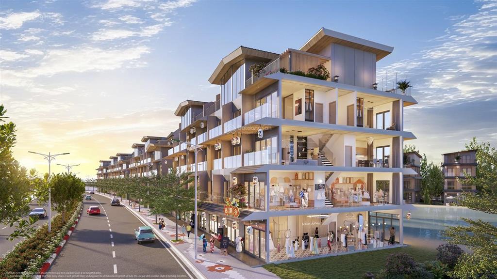 Nhà phố vinhomes hóc môn 1 trệt, 3 lầu. diện tích 50m2, giá bán 5,2 tỷ all in