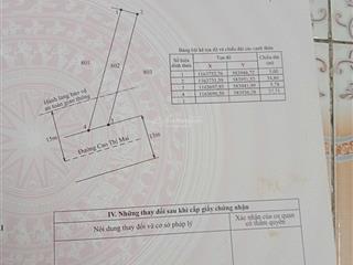 Bán gấp lô đất full thổ đường cao thị mai  trung tâm thị trấn tân trụ  dt 181m²  giá chỉ 7 tỷ