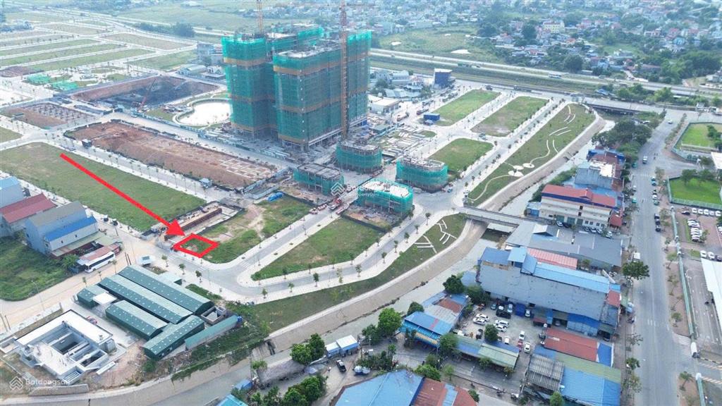 Cực hiếm lô góc 2 mặt tiền  119,2m² đối diện 2500 căn chung cư sát vách samsung thái nguyên