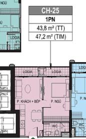 Chủ giảm sâu! căn 1pn 44m² pr6 the paris ocp 1 hướng đb view thoáng tiến độ 2 năm giá chỉ 2.83 tỷ