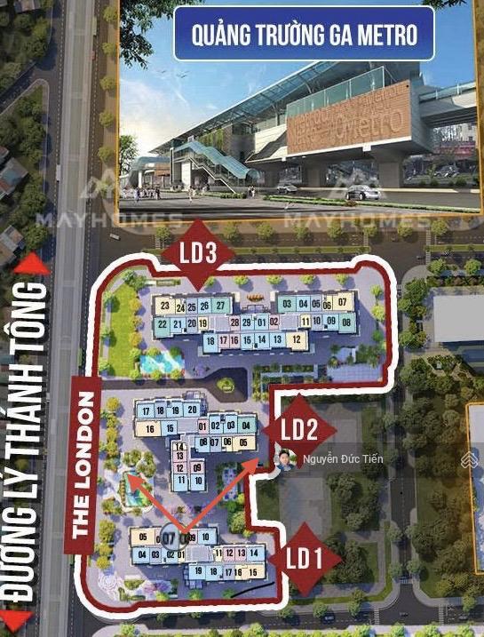 Giá hời! căn 1pn 48m2 ld1 the london ocp1 hướng đb view công viên hồ gia lâm giá chỉ 3.12 tỷ