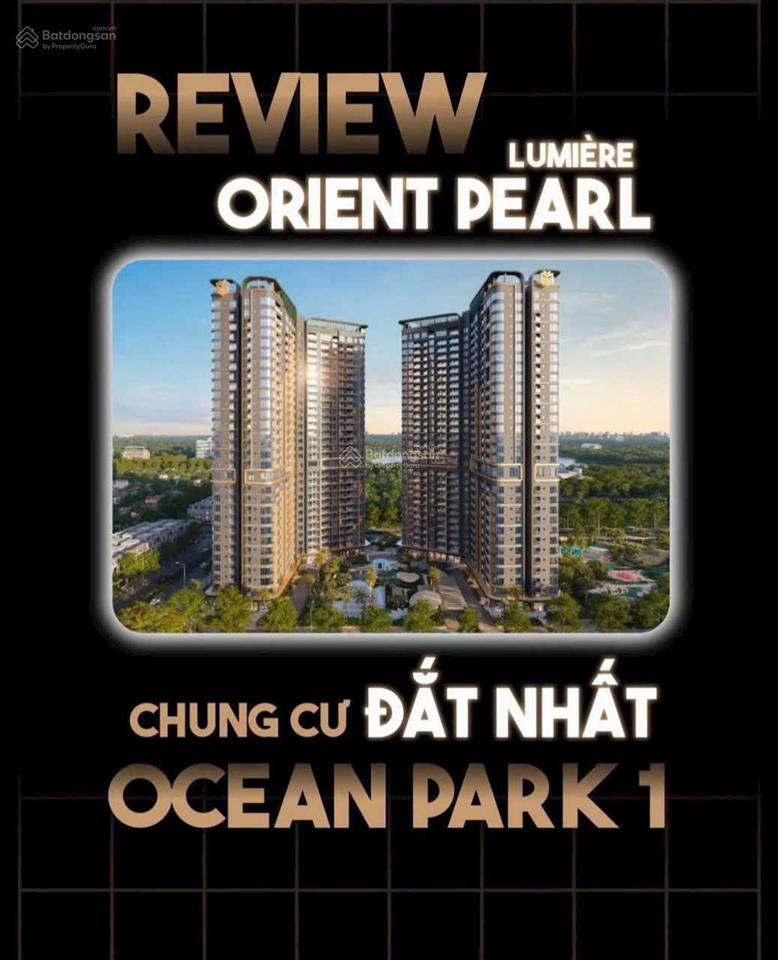 Bán căn hộ 1pn tại lumière orient pearl, trâu quỳ, gia lâm, 3,1 tỷ, 28,6 m2 giá siêu hời