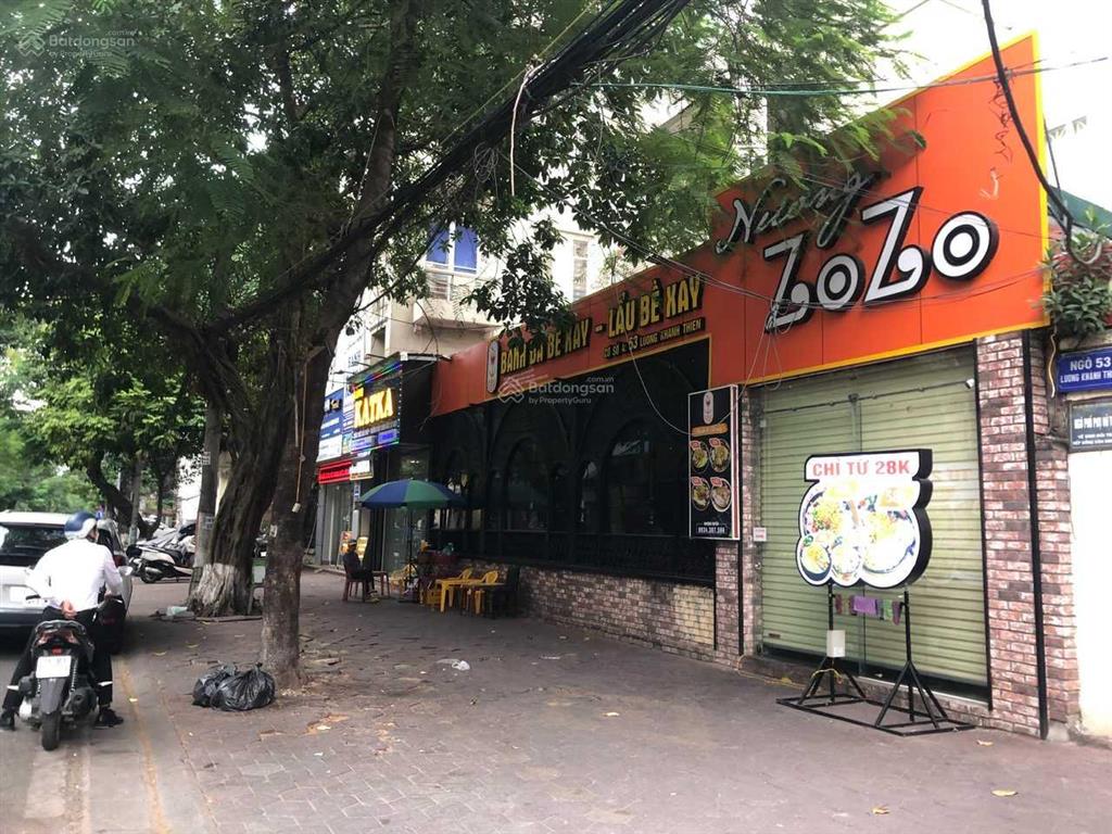 Cho thuê siêu phẩm mặt đường trần phú gần nhà hát lớn, mặt tiền 14m, dt 290m2, nhà 1 tầng thông sàn
