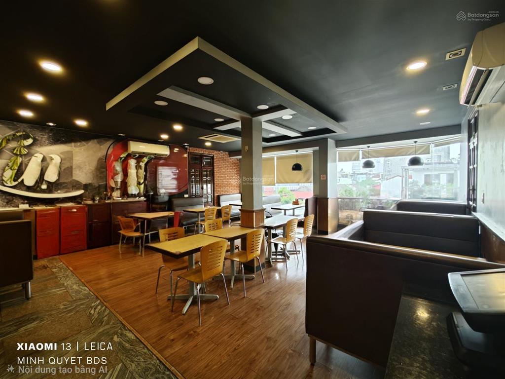 Cho thuê nhà mặt đường tô hiệu vỉa hè rộng, dt 80m2, mặt tiền 7m, nhà 6 tầng thông sàn có thang máy
