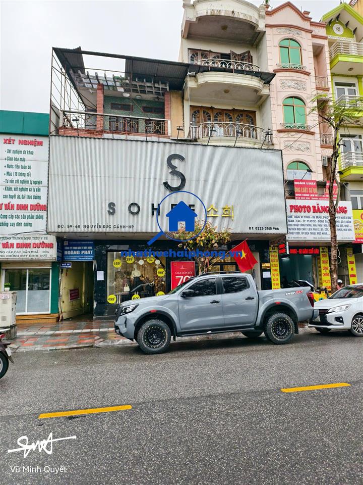 Cho thuê nhà mặt đường nguyễn đức cảnh đoạn đẹp, dt 140m2, mặt tiền 7m, nhà 1.5 tầng thông sàn