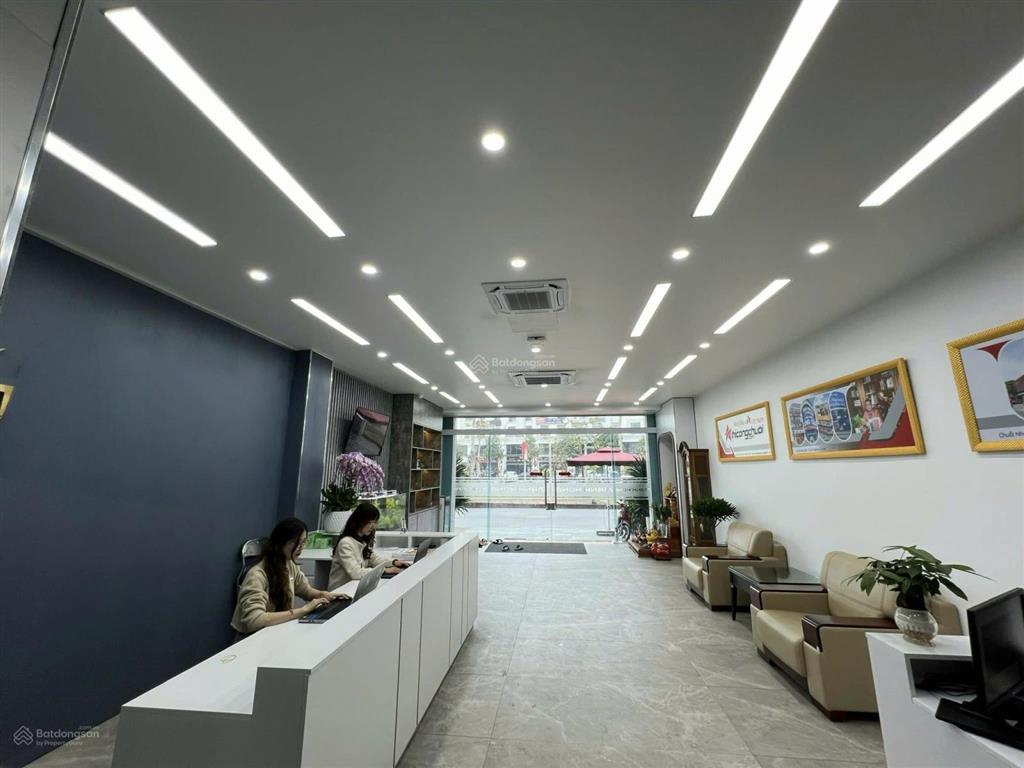 Bán nhà mặt đường võ nguyên giáp, ngang 6m, dt 96m2 x 6 tầng mới thang máy, hđ cho thuê 35 tr/th