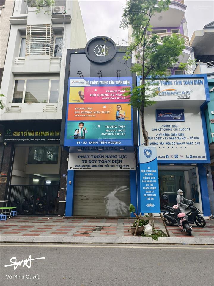 Bán nhà mặt đường đinh tiên hoàng gần sát nhà hát lớn, dt 88m², ngang 4m, nhà 3 tầng mới