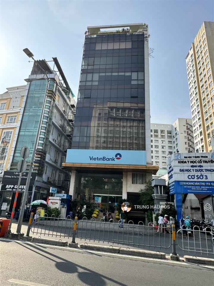 Tin thật 100% toà nhà mt hoàng văn thụ q. phú nhuận. dt 12 x 26m  cn 2.500m2 sàn  giá 110 tỷ
