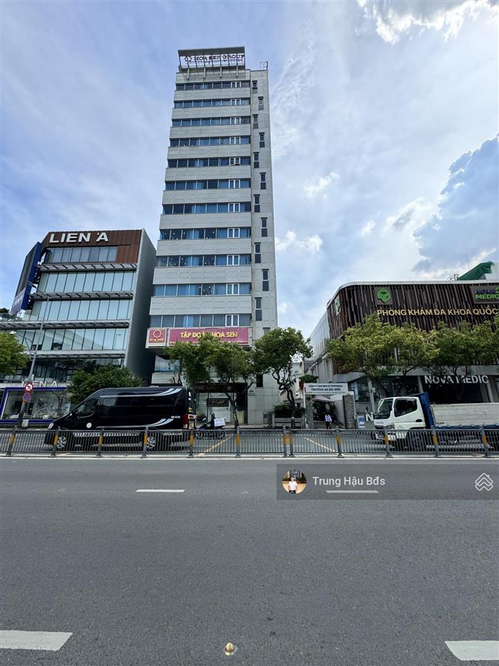 Bán nhà mt trường sơn p. 2 tb  dt 14 x 37m  cn 450m2  gpxd 2 hầm  12 tầng  giá 115 tỷ