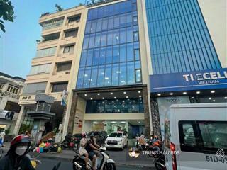 Bán toà nhà mt nguyễn đình chiểu quận 3  dt 11 x 22m  hầm  8 tầng  hđt 500 triệu  giá 230 tỷ