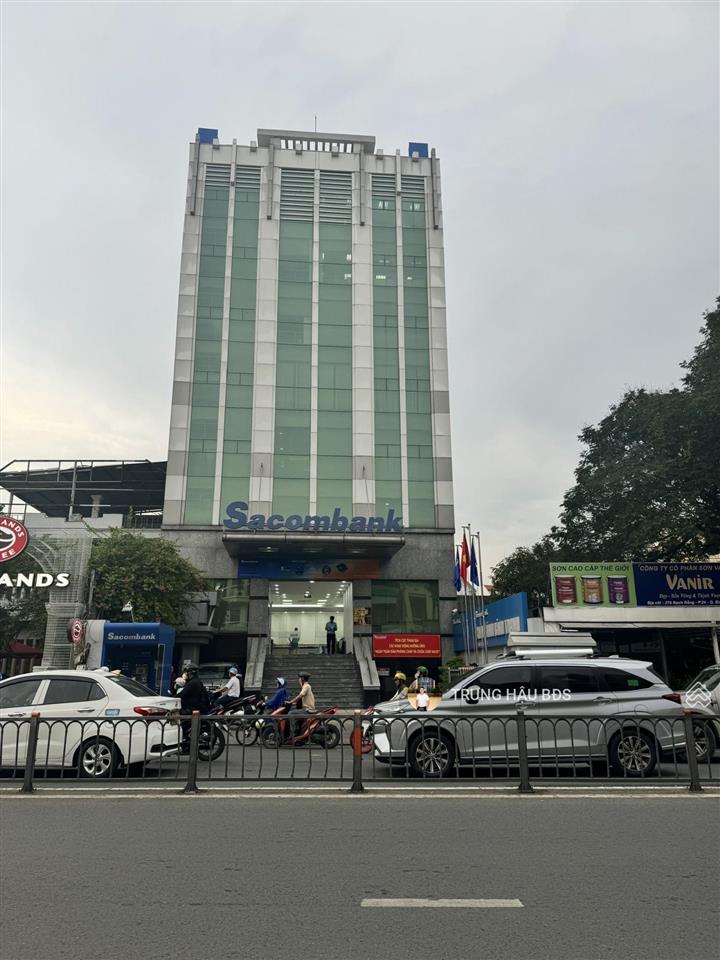 Bán toà nhà mt phan đăng lưu bt  dt 16 x 39m  cn 3.300m2  hầm  9 tầng  hđt 820 triệu  250 tỷ