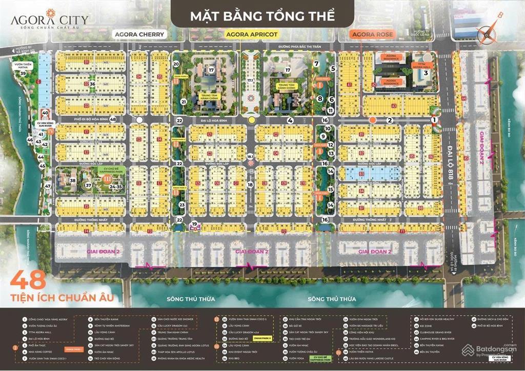 Siêu phẩm 2 mặt tiền agora city  đầu tư an toàn, lợi nhuận được bảo chứng 20%