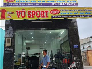 Bán nhà mặt phố 873a hương lộ 2, 11,5 tỷ, 170m2, có 115,m thổ cư , giảm kịch khung còn 11,5 tỷ.