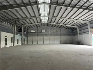 Kho xưởng 1.200 m² có pccc, mặt tiền đường quốc lộ 61c, lộ container