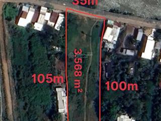 Cho thuê 3.568 m² đất mặt tiền đường tỉnh 922 mặt sau giáp sông kênh đứng, lộ container