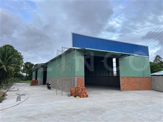 Kho xưởng 700m² có sân bãi rộng, kho nội bộ đường quốc lộ 91 gần trạm thu phí ô môn, lộ container