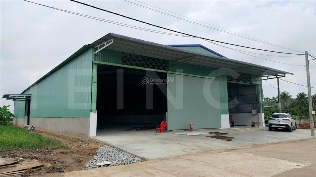 Kho xưởng 1.100 m² có pccc tự động và trạm biến áp 3 pha, nhánh đường quốc lộ 61c, lộ container