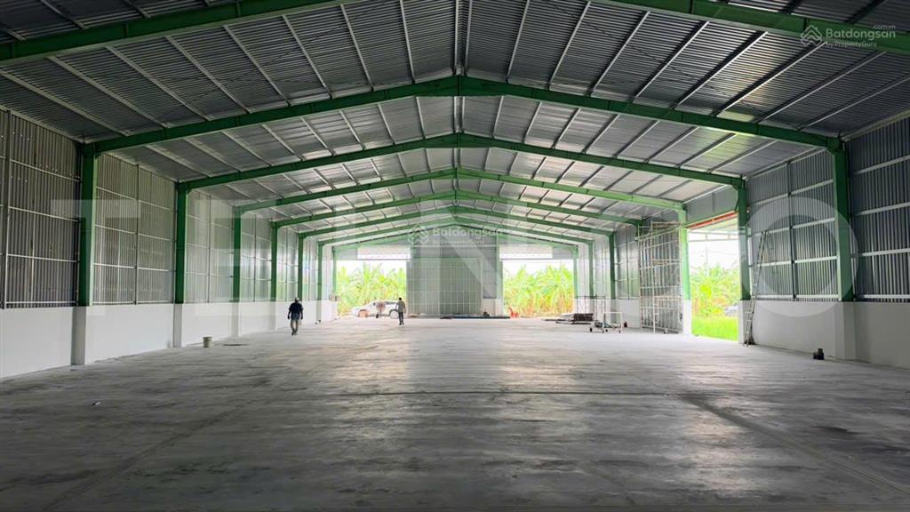 Kho xưởng 1.100 m² có pccc tự động và trạm biến áp 3 pha, nhánh đường quốc lộ 61c, lộ container
