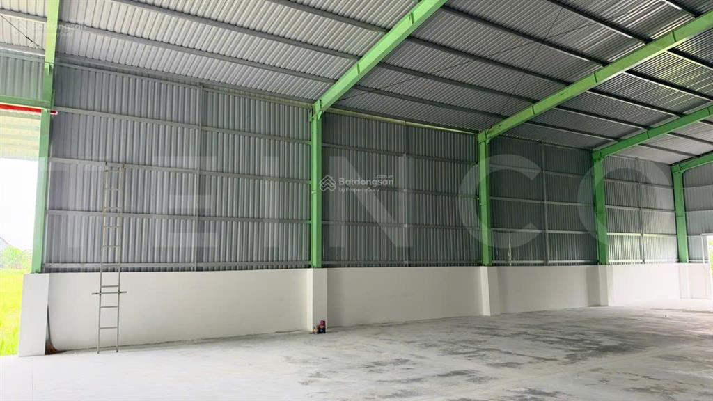 Kho xưởng 1.100 m² có pccc tự động và trạm biến áp 3 pha, nhánh đường quốc lộ 61c, lộ container