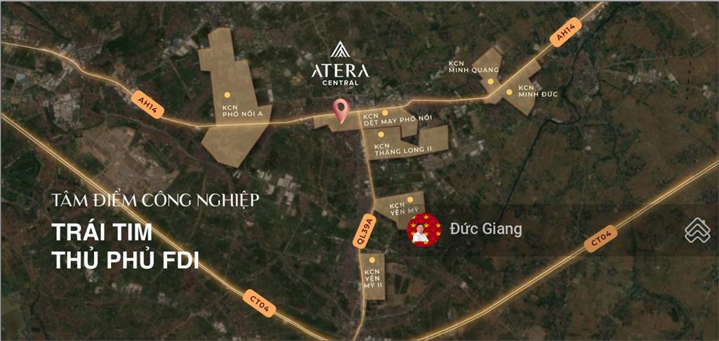 Cđt atera bán chung cư cao cấp 2n 77m2 giá 5x tr/m2, cơ hội nđt tại phố nối b hưng yên