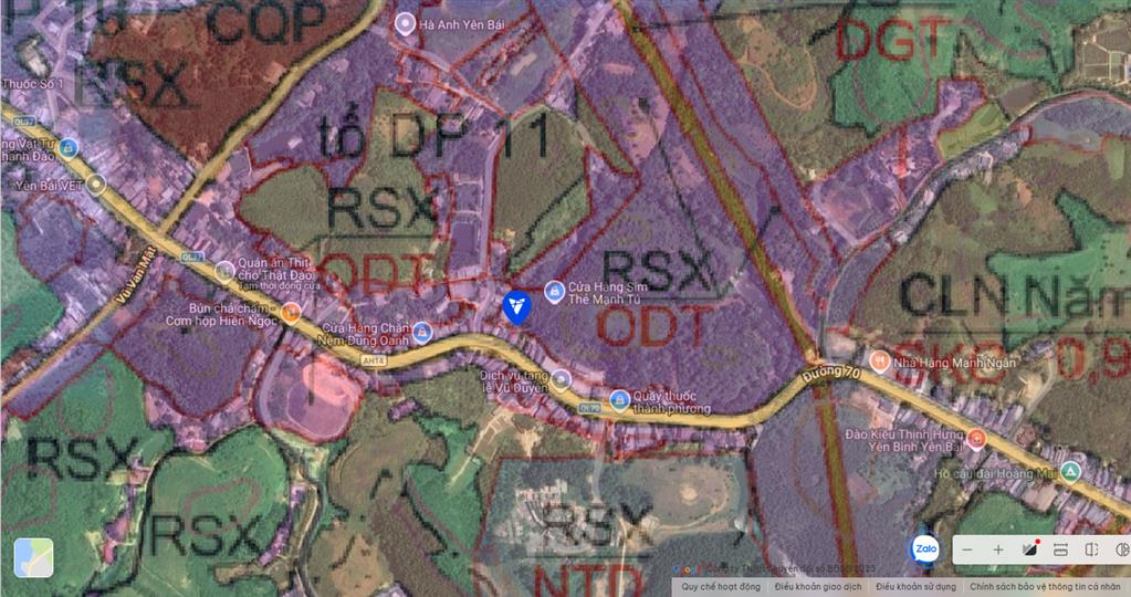 Bán nhà tháng 4 giá 10,86 tỷ 2 tầng 300m2 tc, 3900m² cln mặt đường 18,6m ql70 thị trấn yên bình