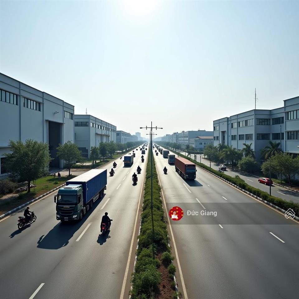 Chuyển nhượng 100% nhà máy 9286m2, xưởng 6286m2 tại kcn lai cách, giá 42 tỷ.