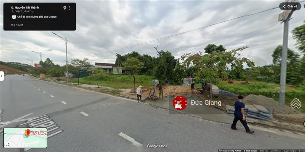 Lô đất khách sạn 2340m2 mt 50m đường nguyễn tất thành việt trì bán rẻ hơn 6 tr/m2  0968 134 ***