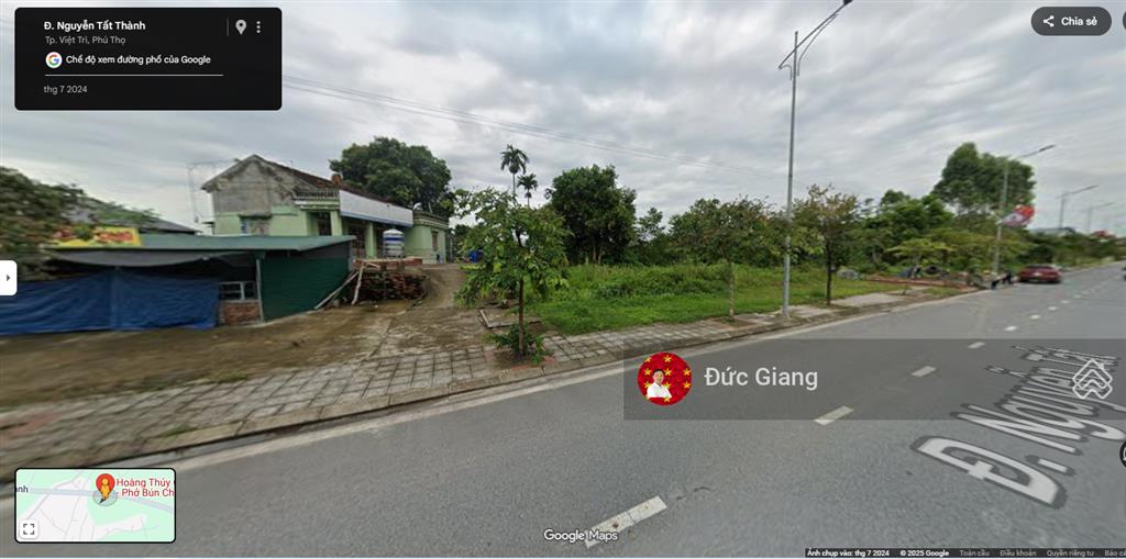 Lô đất khách sạn 2340m2 mt 50m đường nguyễn tất thành việt trì bán rẻ hơn 6 tr/m2  0968 134 ***