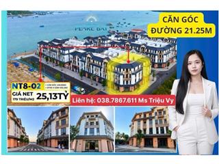Căn góc 2 mặt tiền đường 21m cách biển 50m sổ hồng lâu dài quá hiếm giá quá tốt
