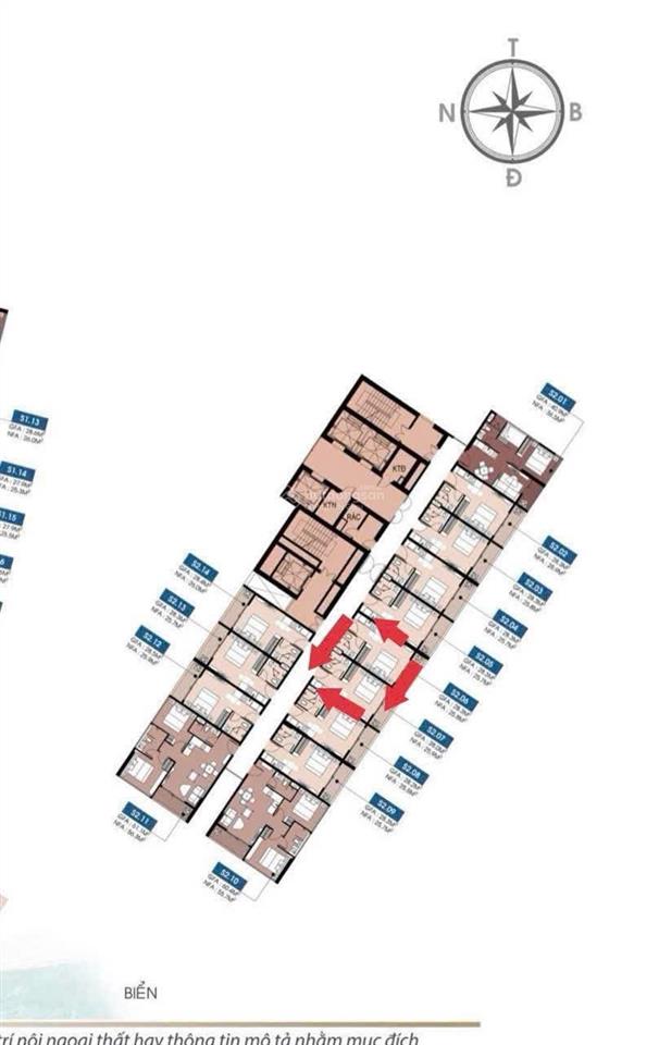 Hàng hiếm view biển full nội thất cao cấp giá chỉ 2,2 tỷ/ căn