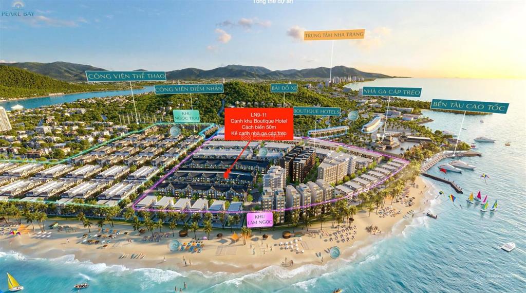 Mặt biển trần phú, cạnh ga cáp treo vinpearl  nhà vinhomes kinh doanh dòng tiền chỉ 10,8 tỷ