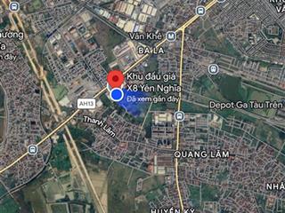 Bán đất đấu giá nhà nước giao quyền sử dụng đất khu x8 yên nghĩa hà đông