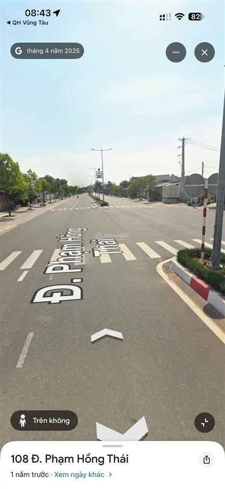 Bán lô đất 10x28m mặt tiền đường phạm hồng thái, tp phú mỹ giá 5,8 tỷ