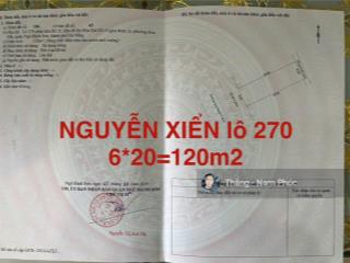 Bán nhanh đất biển nguyễn xiển, ngũ hành sơn  gần sát bãi tắm sơn thủy  120m2 ngang 6m