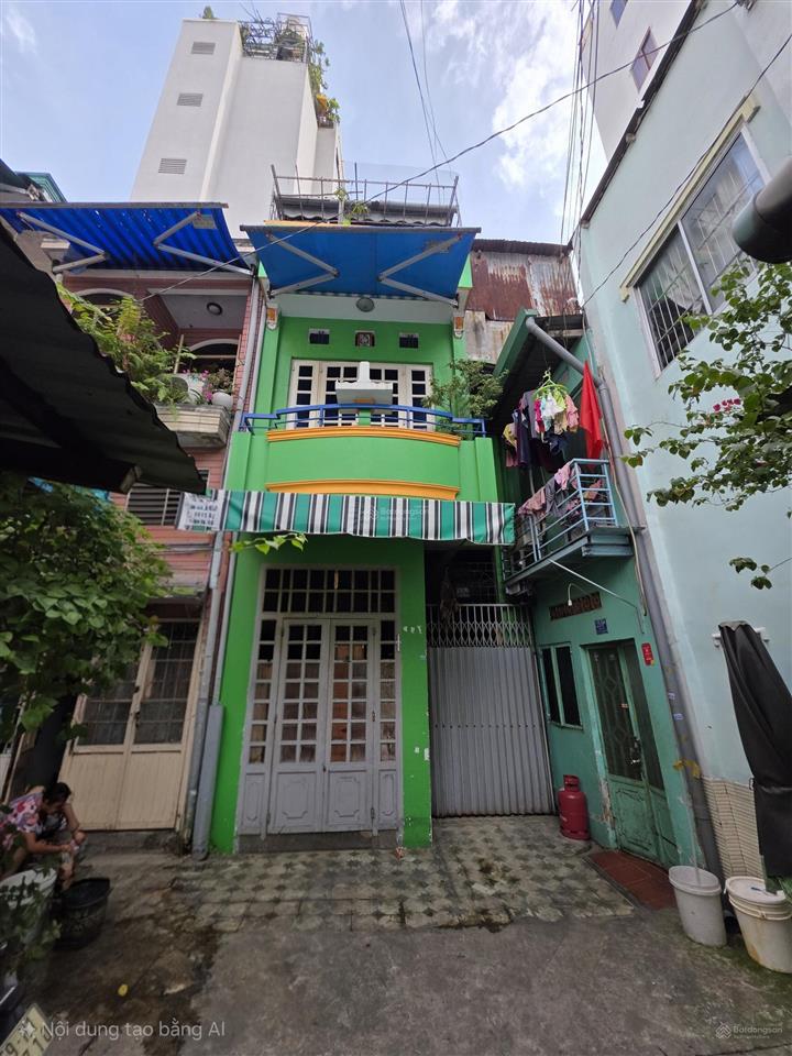 Nhà nở hậu 8.5m dài 10m hẻm xe hơi sát mặt tiền hồ thị kỷ ngay chợ hoa
