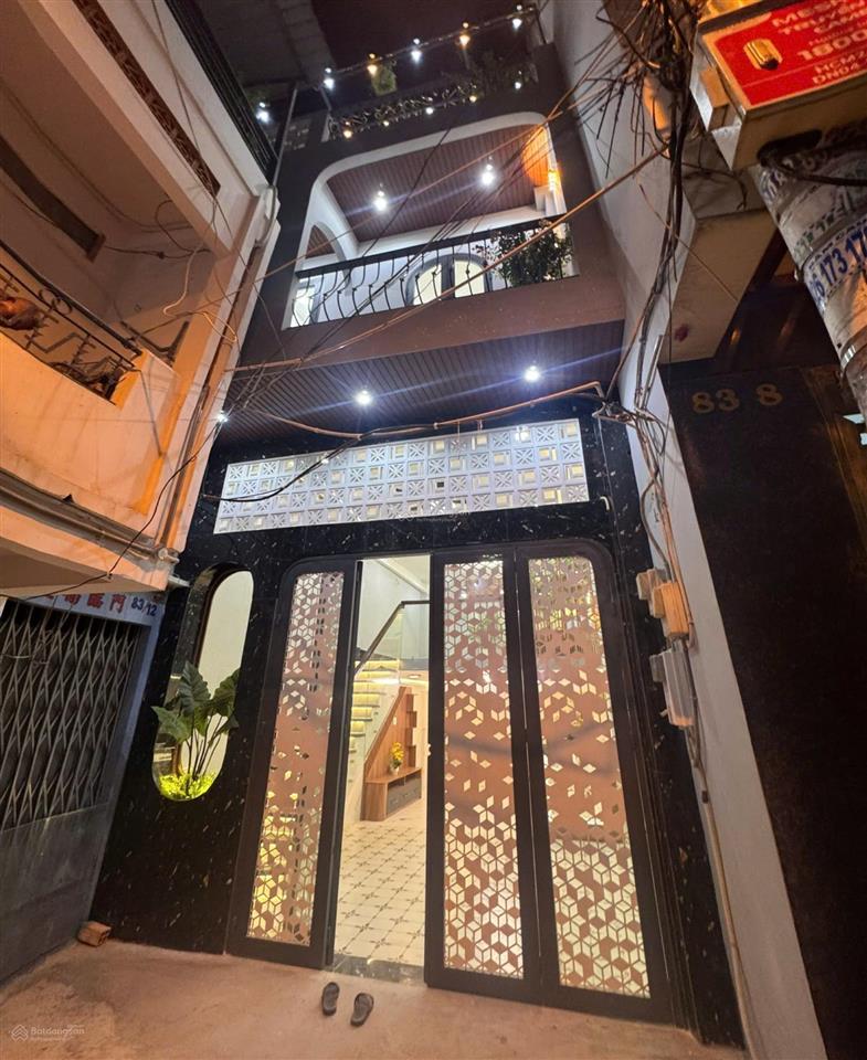 Nhà 4.1m x 12m đúc 4 tầng hẻm 4m khu hậu giang vs mai xuân thưởng