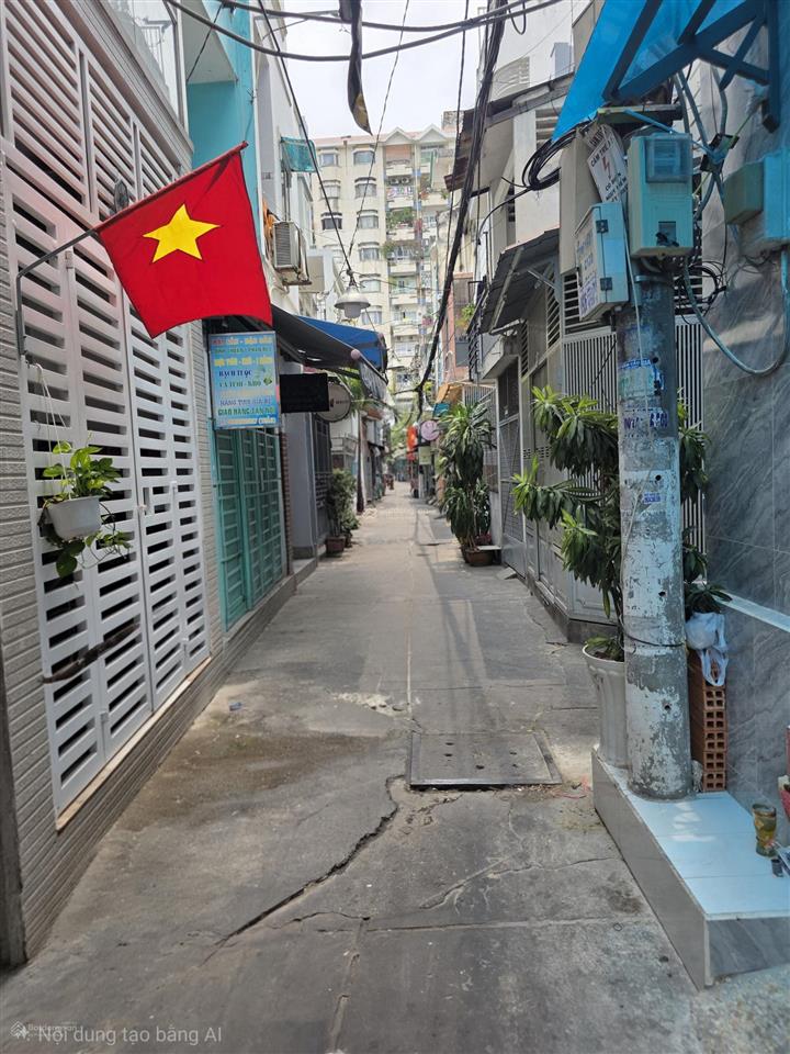 Nhà 3.5m nở hậu 6m dài 10m đúc 2 tầng 3pn sát mặt tiền lê hồng phong