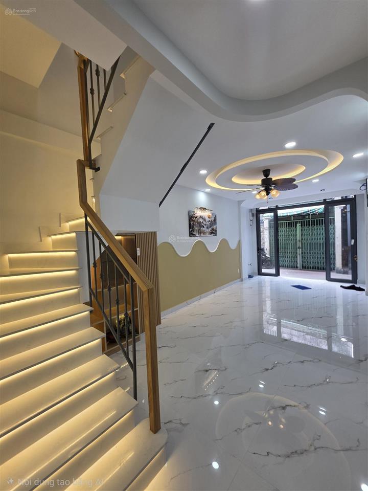 Nhà 3.5m nở hậu 6m dài 10m đúc 2 tầng 3pn sát mặt tiền lê hồng phong