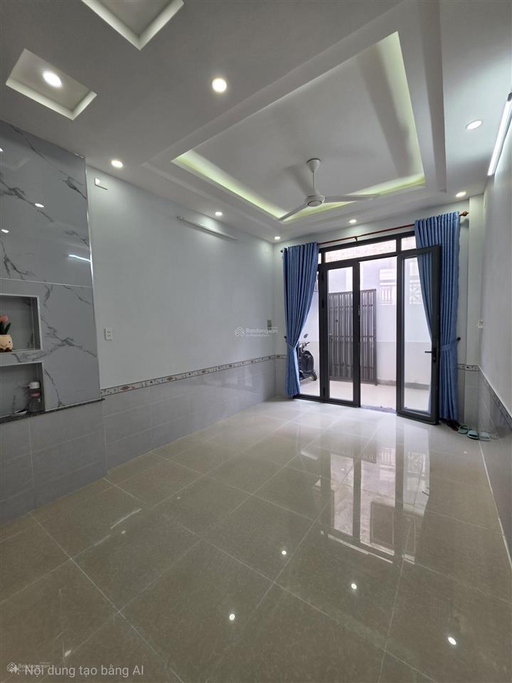 Nhà 3.7m x 12m đúc 3 lầu hẻm xe hơi khu nhà thờ hầm giáp lữ gia