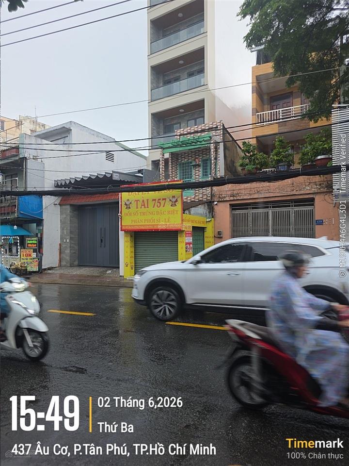 Bán nhà mặt tiền đường âu cơ p. phú trung quận tân phú