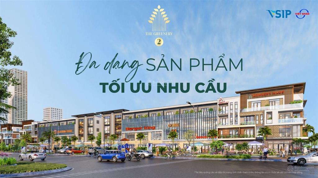 Sở hữu ngay shophouse the greenery 2  nằm ngay trên đại lộ lê hồng phong kéo dài  giá gốc cđt